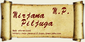 Mirjana Piljuga vizit kartica